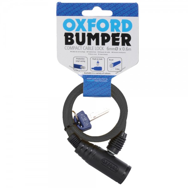 Oxford Bumper Cable Lock - 600mm Smok
